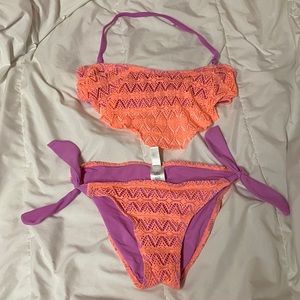 Hula Honey Two Piece Bikini Bathing Suit